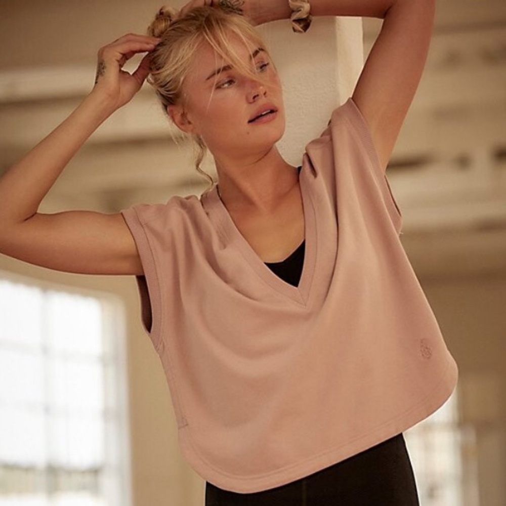 Free People Movement reversible tee